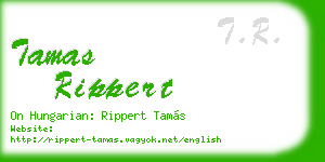 tamas rippert business card